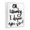 Stupell Industries Laundry I Despise You Framed Giclee, design by SD Graphics Studio
